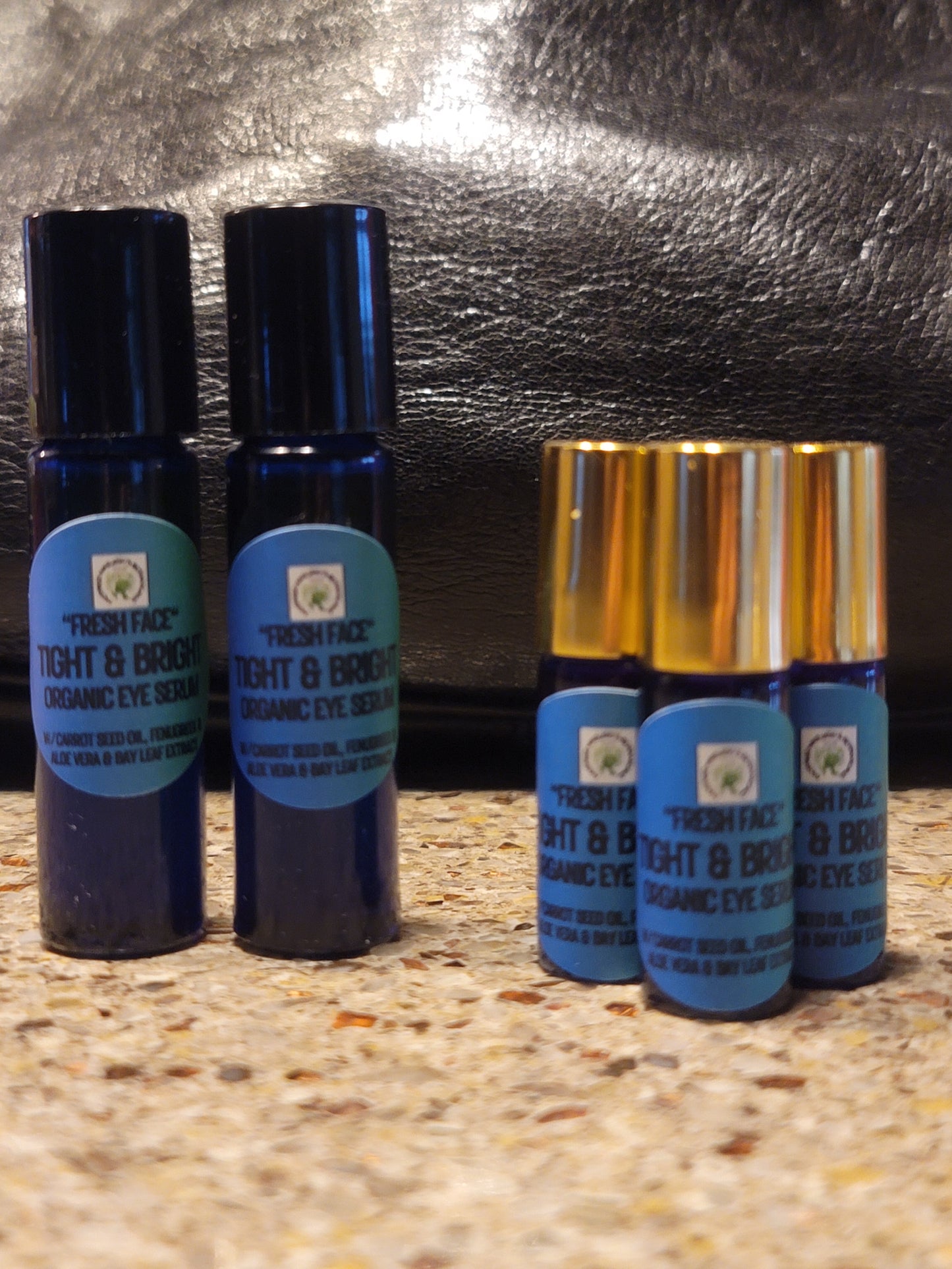 "EYES "TIGHT & BRIGHT" Organic Eye Serum with Fenugreek, Bay Leaf and Blueberry Seed Oil