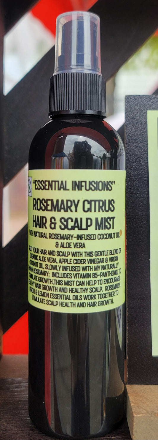 "LUXURY LOX" "Essential Infusions" Rosemary Citrus Aloe Hair Mist (hair growth formula)