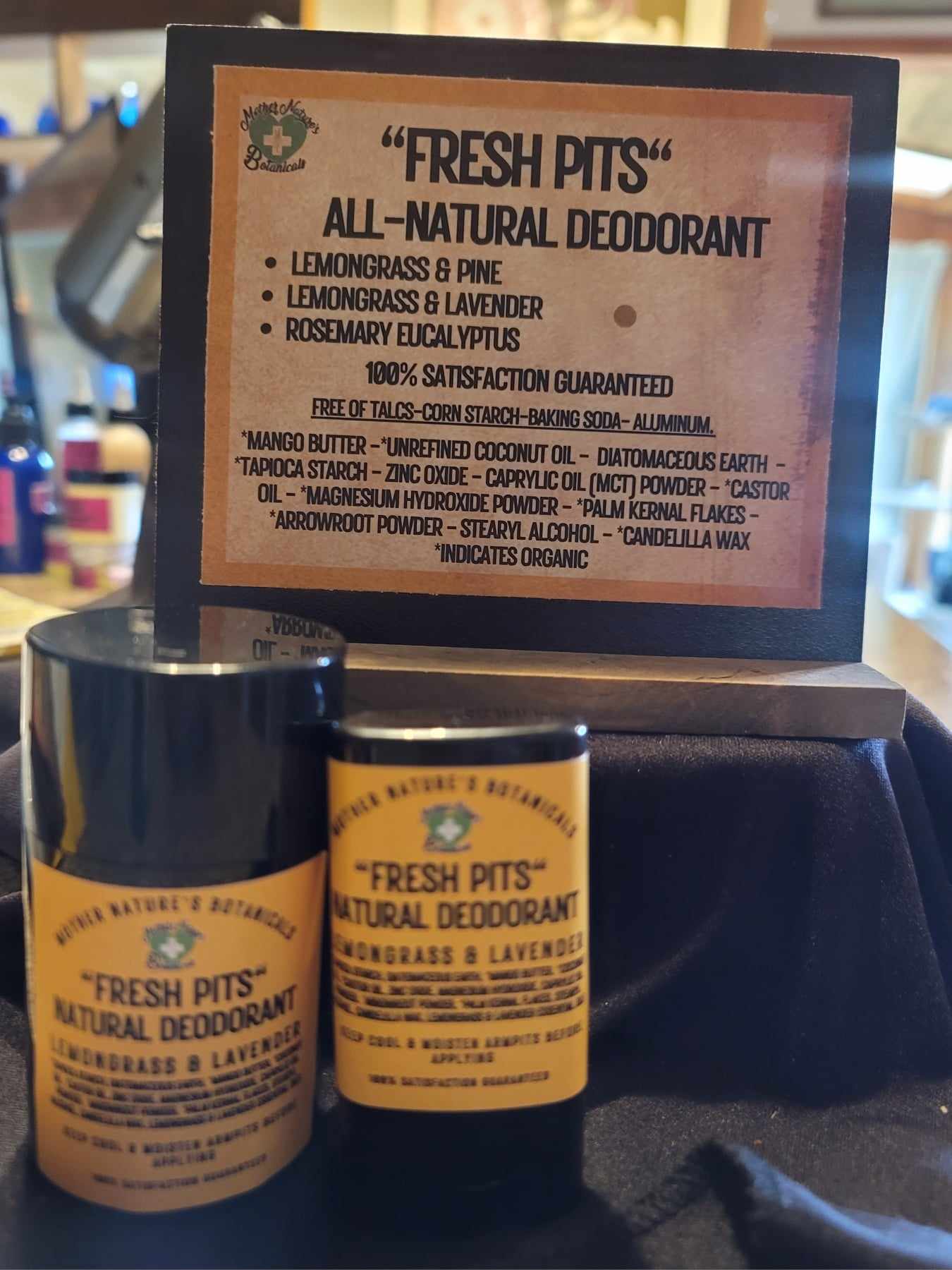 "FRESH PITS" Full Body Natural Deodorants (100% Satisfaction Guaranteed)