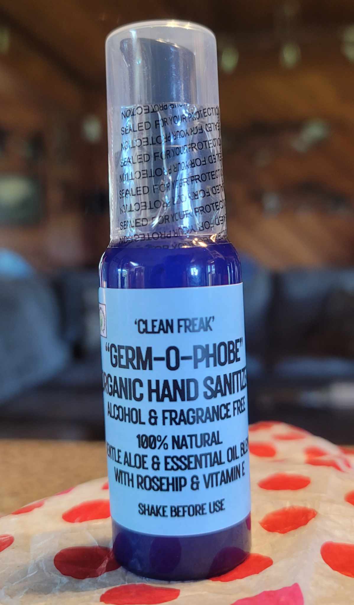 "GERM-O-PHOBE", Organic Hand Sanitizer