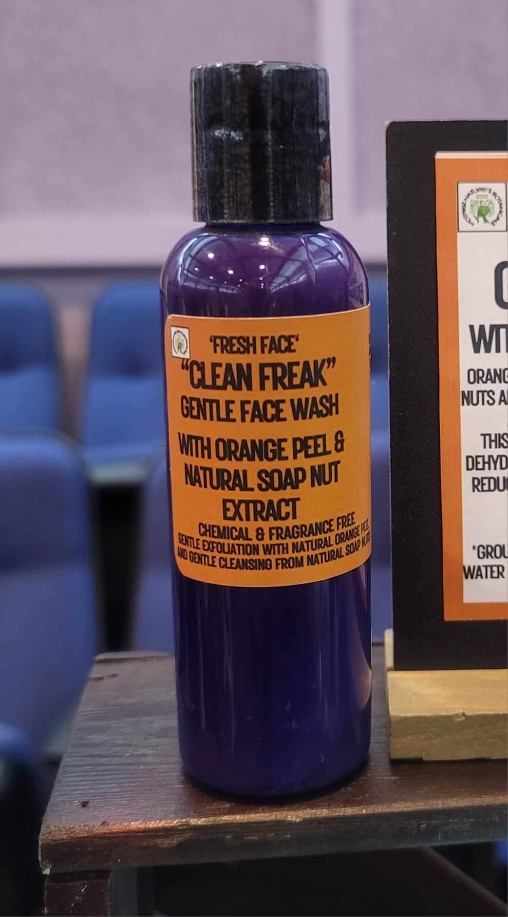 "Clean Freak' Citrus Fresh Gentle Face  Wash with orange peels