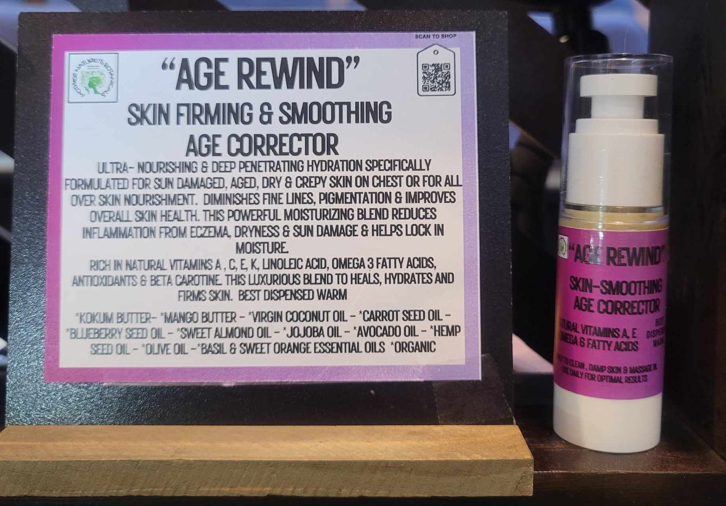 "AGE REWIND", Skin Firming & Smoothing Age Corrector